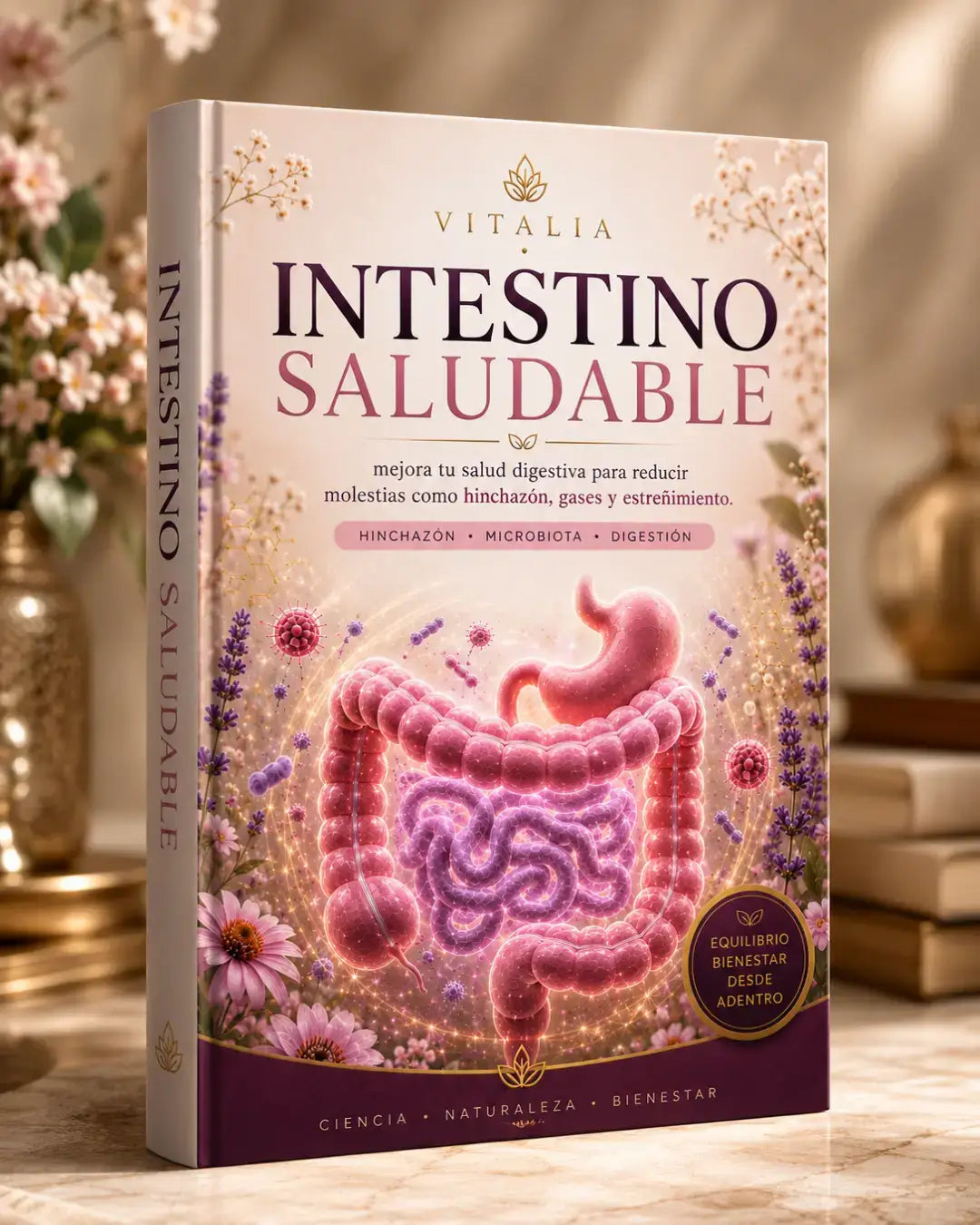 Intestino Saludable: Hinchazón · Microbiota · Digestión